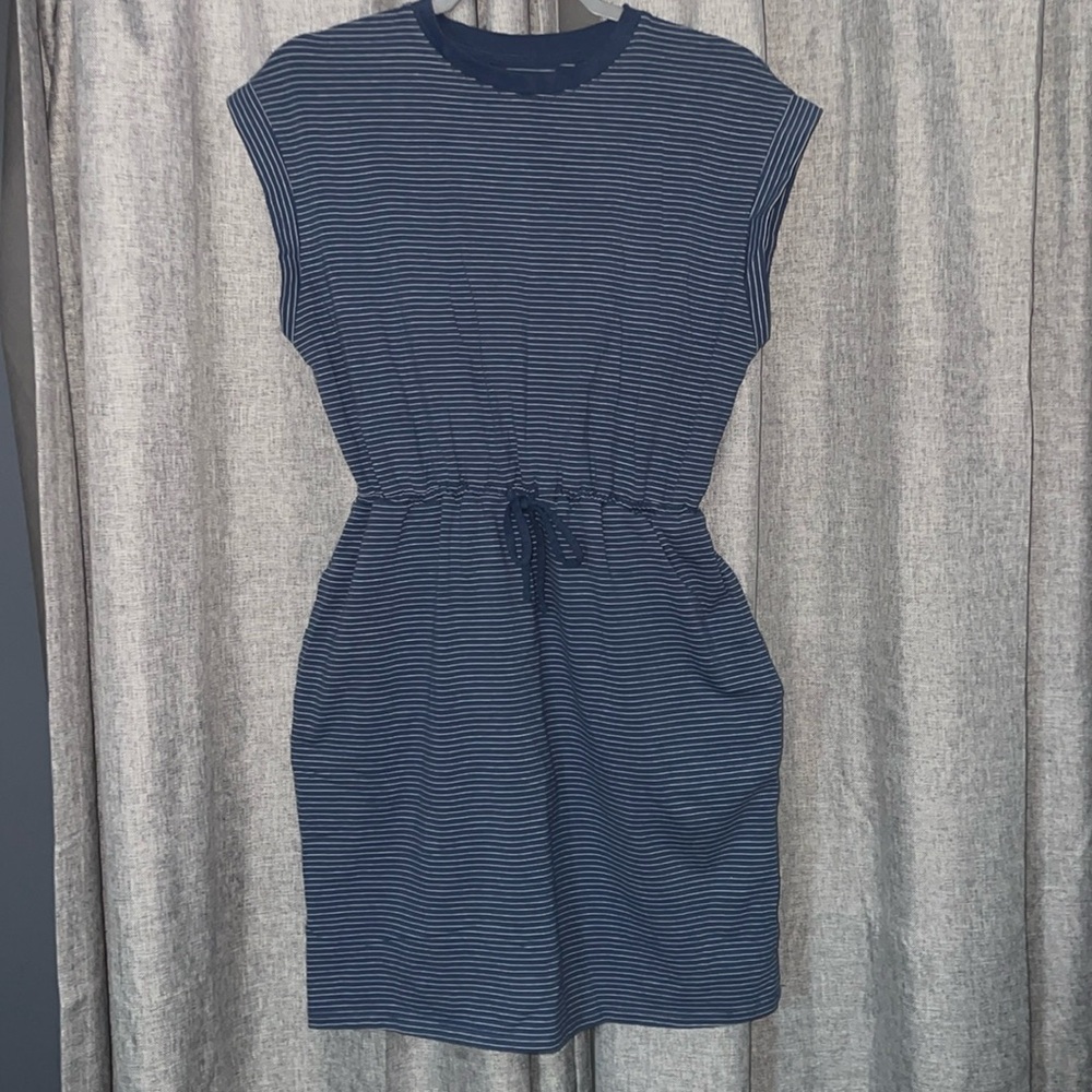 Target blue and white stripped dress